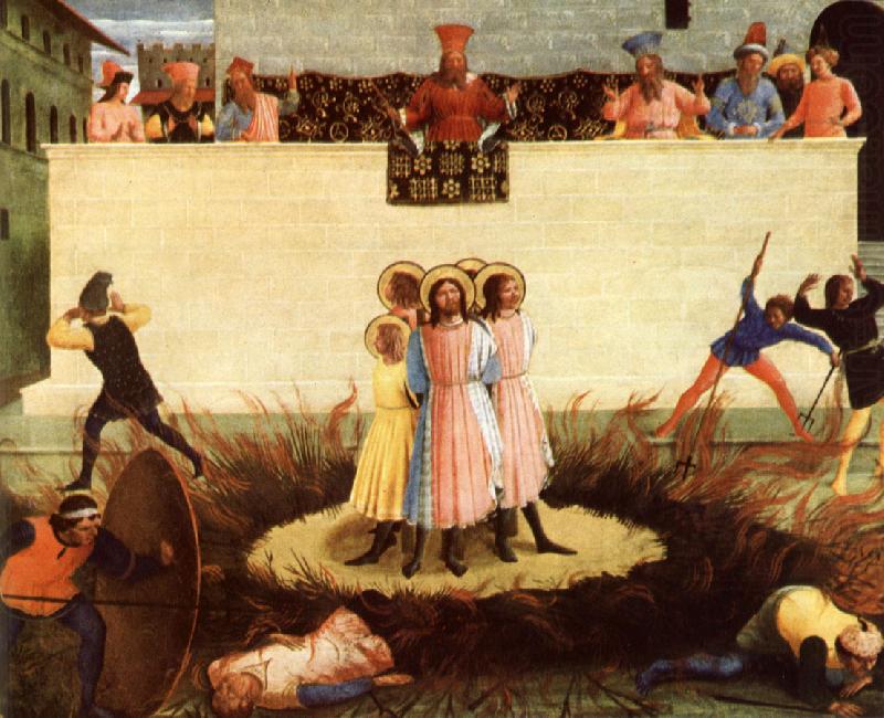 The Attempted martyrdom of ss cosmas and damian, ANGELICO  Fra